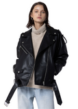 Faye Faux Leather Jacket