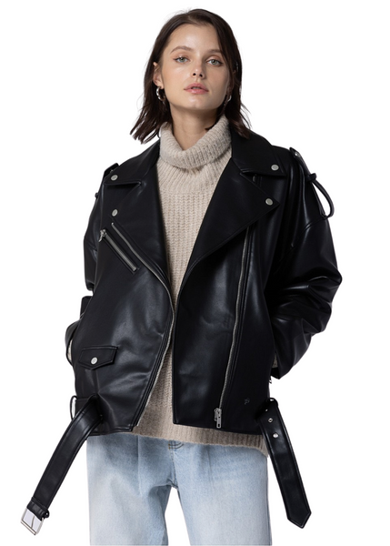 Faye Faux Leather Jacket