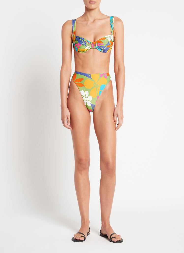 Faithfull the Brand Sol Bikini Top Costa Rei Floral VIDA MOULIN