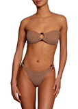Gloria Bikini - Metallic Cocoa