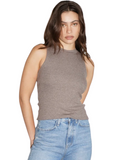 Ribbed Double Layer Tank - Rocky Road