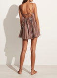 Tamara Mini Dress - Maya Stripe Cinnamon