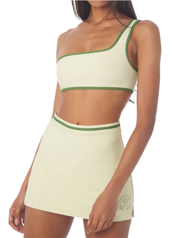 Contrast One Shoulder Bra