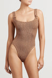 Domino One Piece - Metallic Cocoa