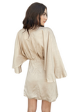 Simone Mini Dress - Taupe