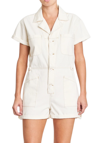 Parker Romper - Ecru