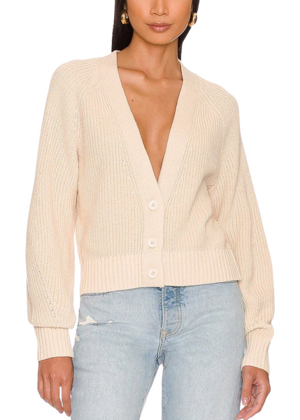 Cotton V-Neck Cardigan