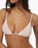 Cooper Top - Baby Pink Floral Stripe
