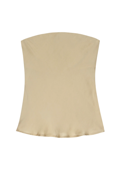 Silky Tube Top - Sand